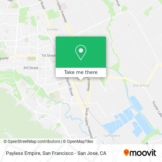 Payless Empire map