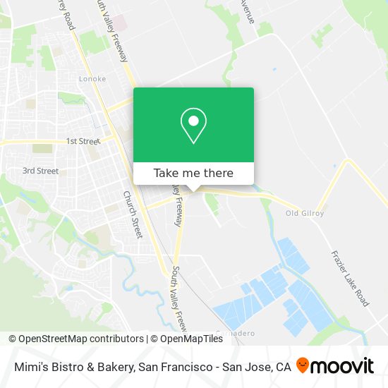 Mapa de Mimi's Bistro & Bakery