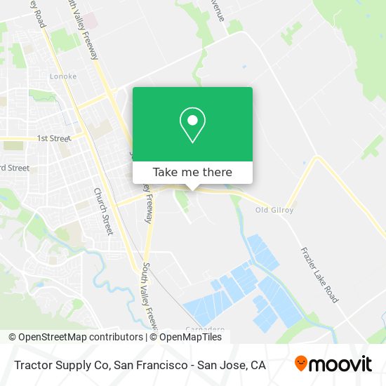 Tractor Supply Co map