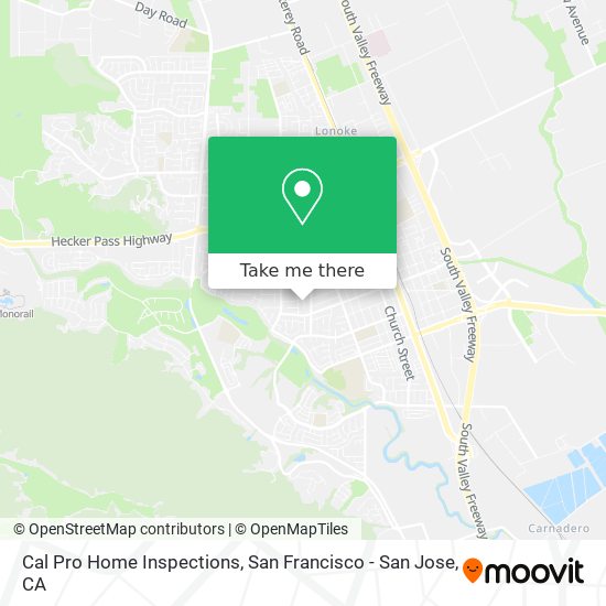 Cal Pro Home Inspections map