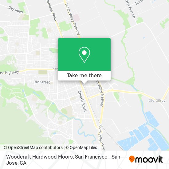 Woodcraft Hardwood Floors map