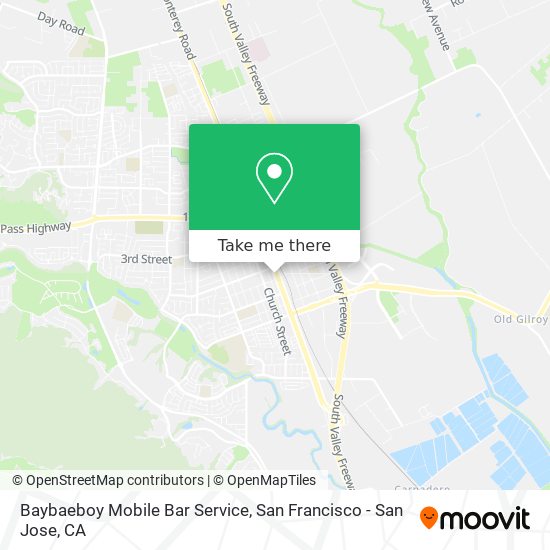 Baybaeboy Mobile Bar Service map