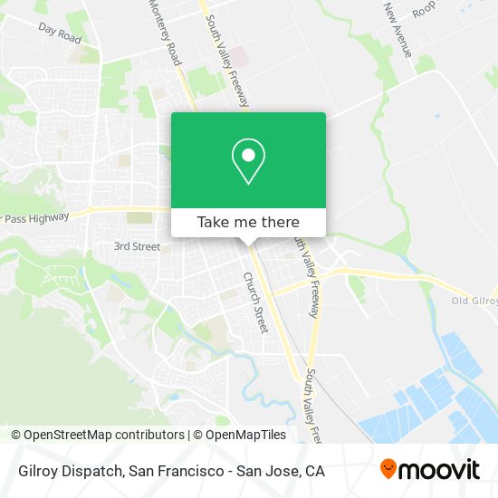 Gilroy Dispatch map