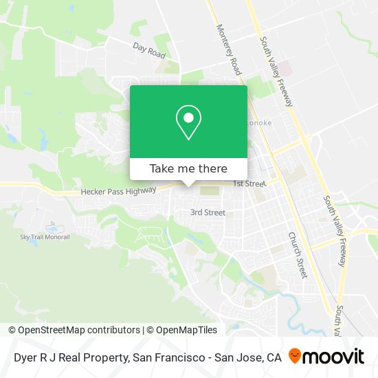 Dyer R J Real Property map