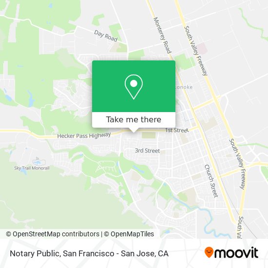 Notary Public map