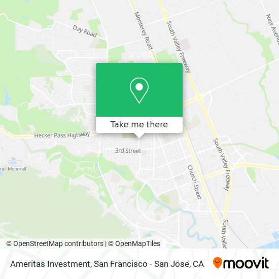 Mapa de Ameritas Investment