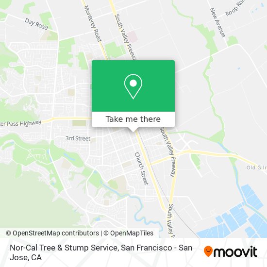 Mapa de Nor-Cal Tree & Stump Service