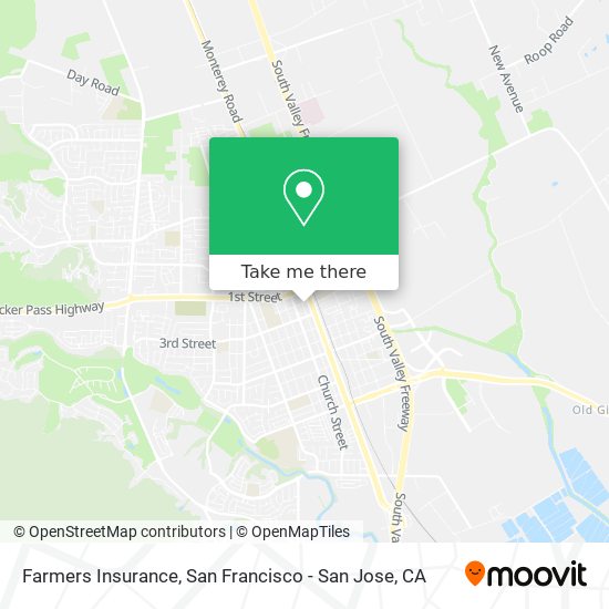 Mapa de Farmers Insurance