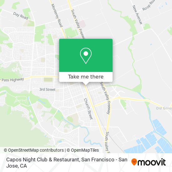 Capos Night Club & Restaurant map