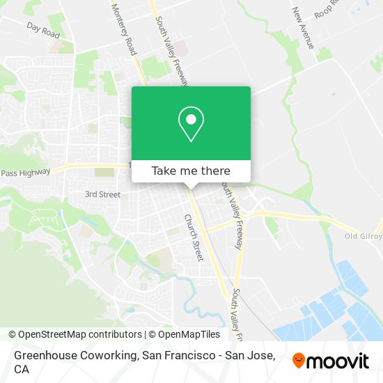 Greenhouse Coworking map