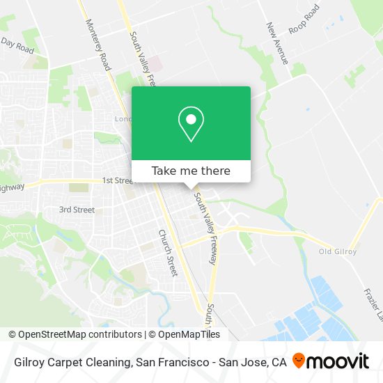 Gilroy Carpet Cleaning map