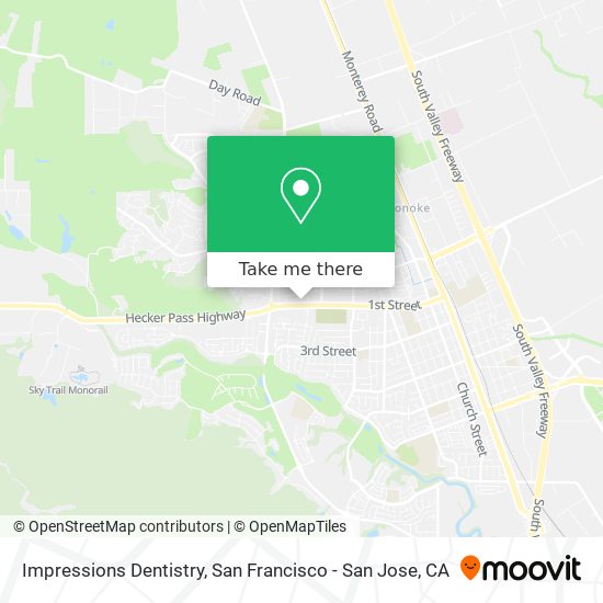 Mapa de Impressions Dentistry
