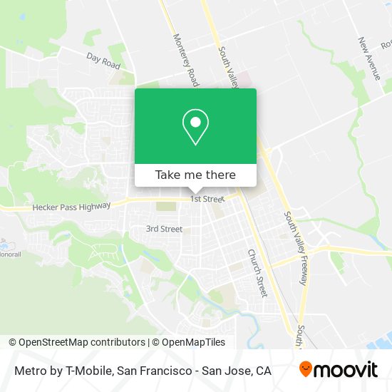 Metro by T-Mobile map