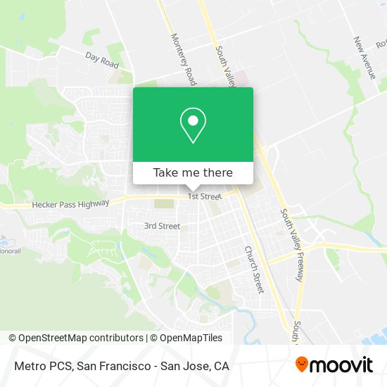 Metro PCS map