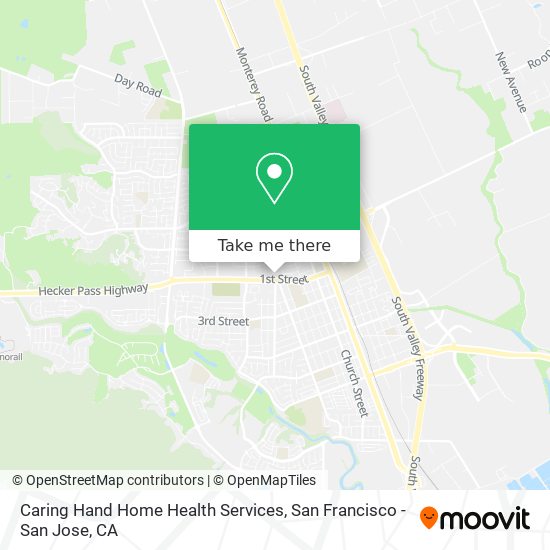 Caring Hand Home Health Services map