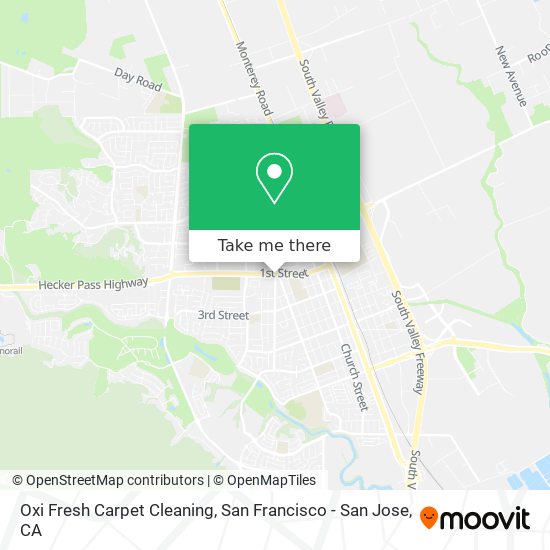 Oxi Fresh Carpet Cleaning map