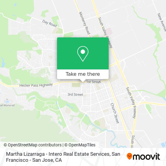 Martha Lizarraga - Intero Real Estate Services map