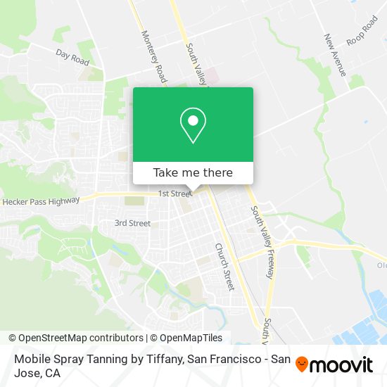 Mobile Spray Tanning by Tiffany map