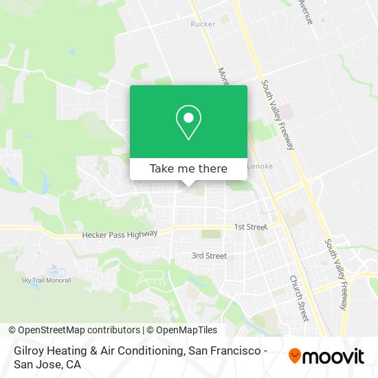 Gilroy Heating & Air Conditioning map