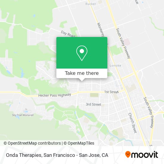 Onda Therapies map