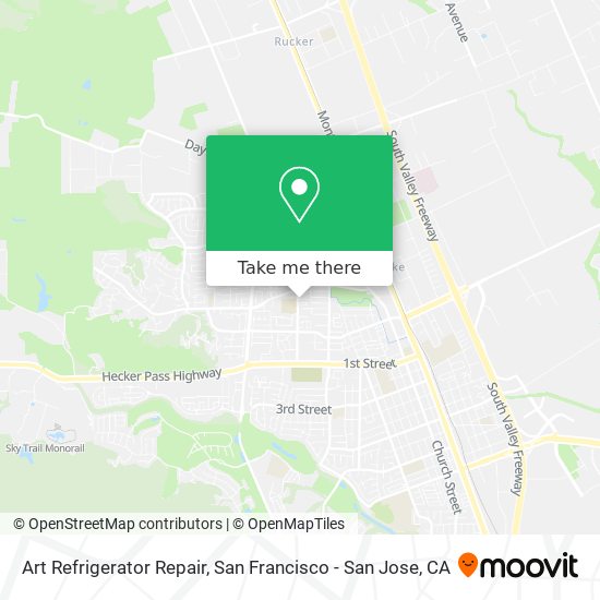 Art Refrigerator Repair map