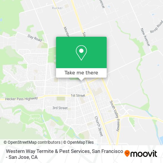 Mapa de Western Way Termite & Pest Services