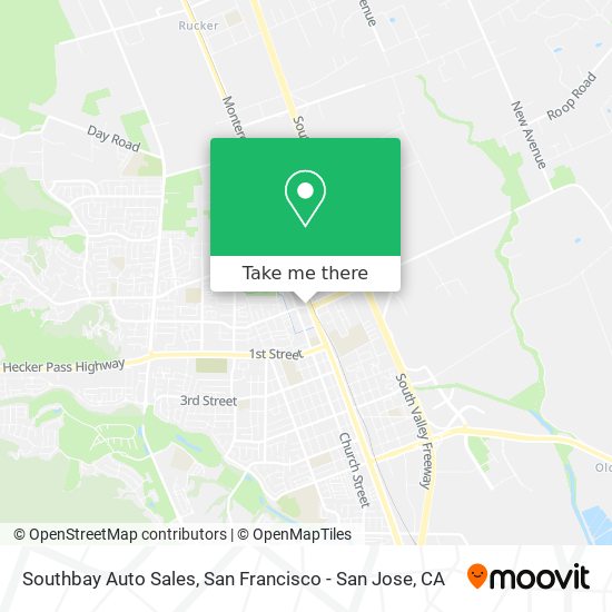 Mapa de Southbay Auto Sales