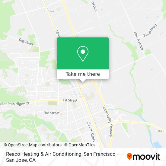 Reaco Heating & Air Conditioning map