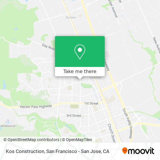 Kos Construction map