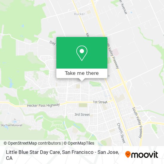 Little Blue Star Day Care map