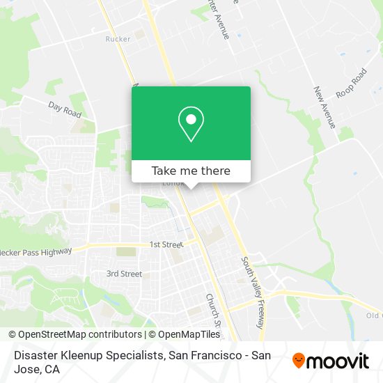 Disaster Kleenup Specialists map