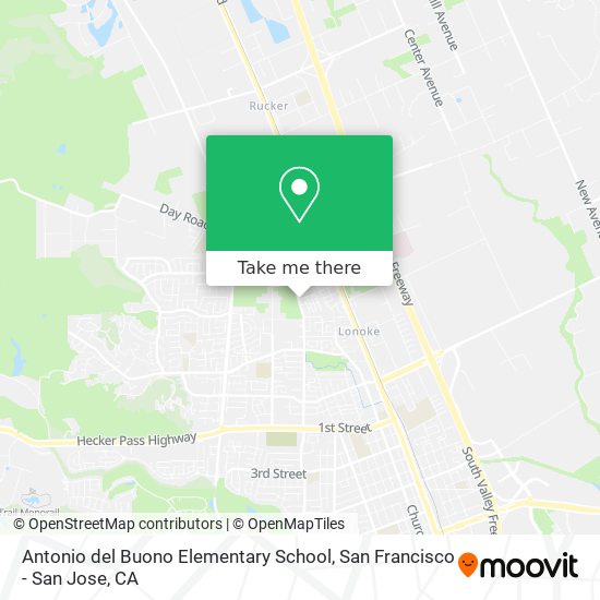 Mapa de Antonio del Buono Elementary School