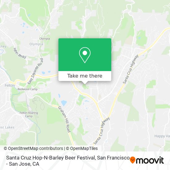 Santa Cruz Hop-N-Barley Beer Festival map