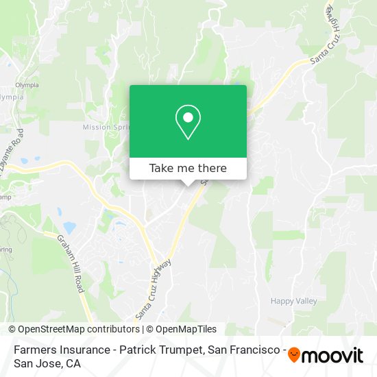 Farmers Insurance - Patrick Trumpet map