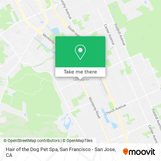 Hair of the Dog Pet Spa map