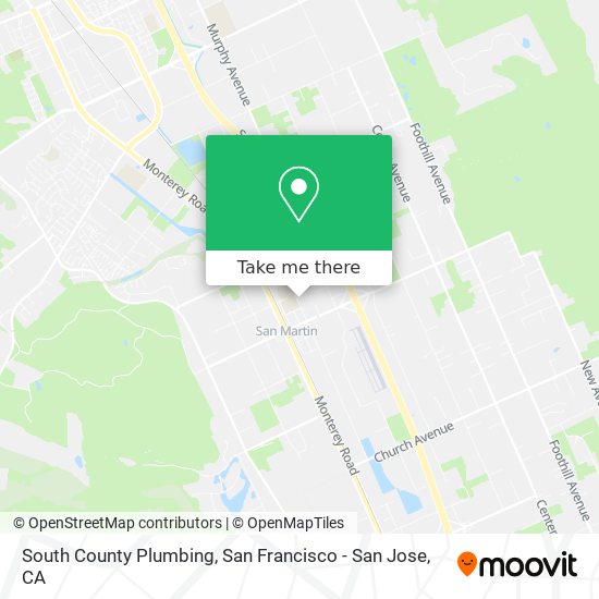 Mapa de South County Plumbing