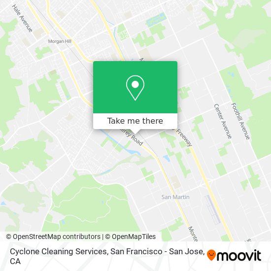 Mapa de Cyclone Cleaning Services