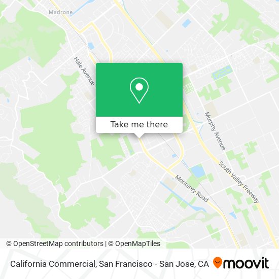 California Commercial map