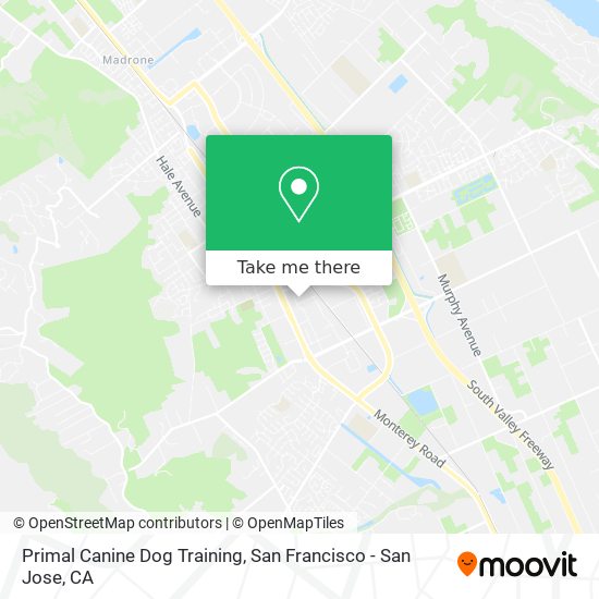 Mapa de Primal Canine Dog Training