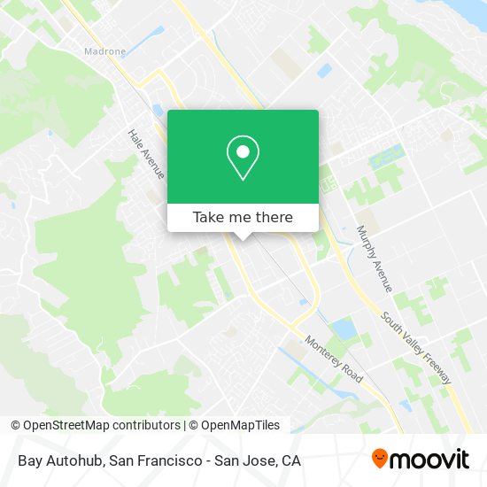 Bay Autohub map