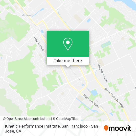 Kinetic Performance Institute map