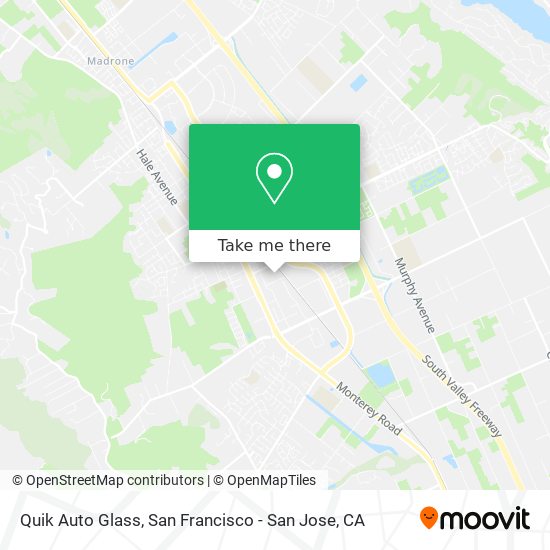 Quik Auto Glass map