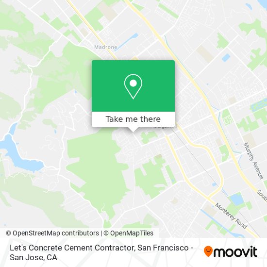 Let's Concrete Cement Contractor map