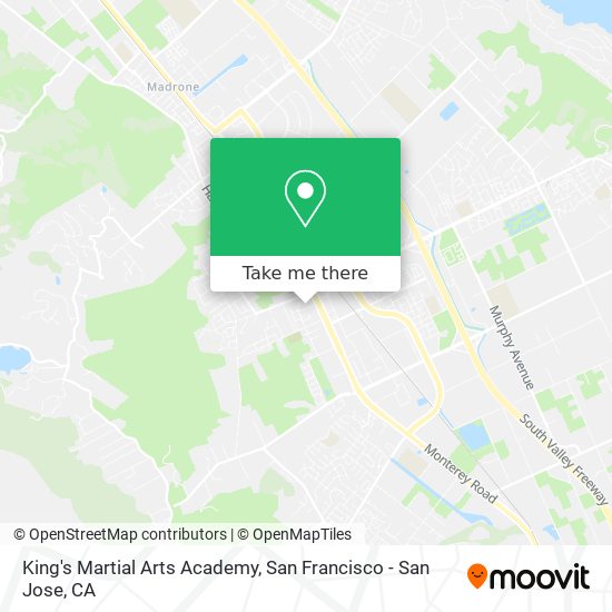 Mapa de King's Martial Arts Academy