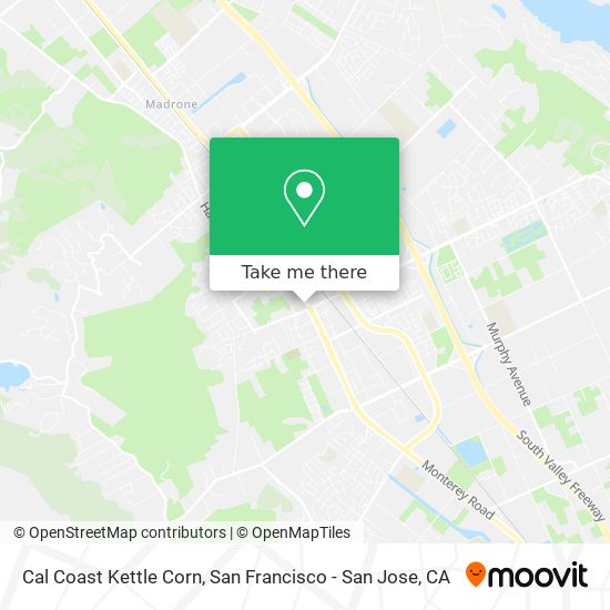 Cal Coast Kettle Corn map