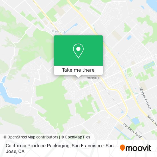 California Produce Packaging map