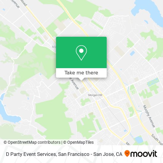 D Party Event Services map