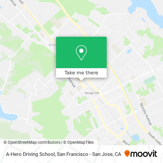 A-Hero Driving School map