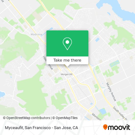 Myceaufit map