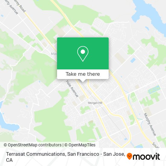 Terrasat Communications map